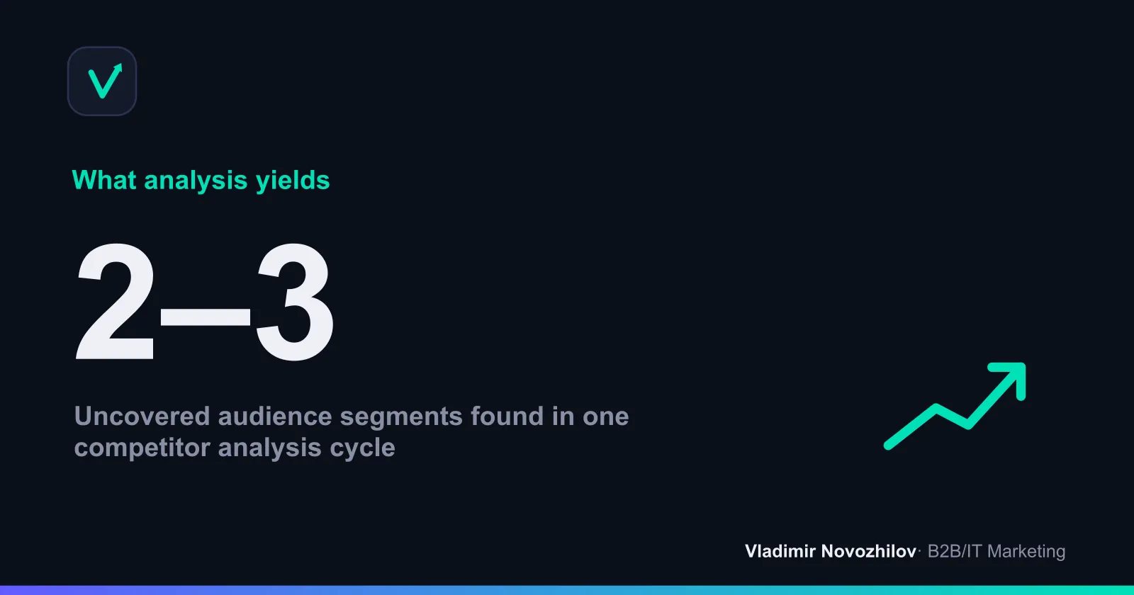 Summary audience map after systematic data analysis
