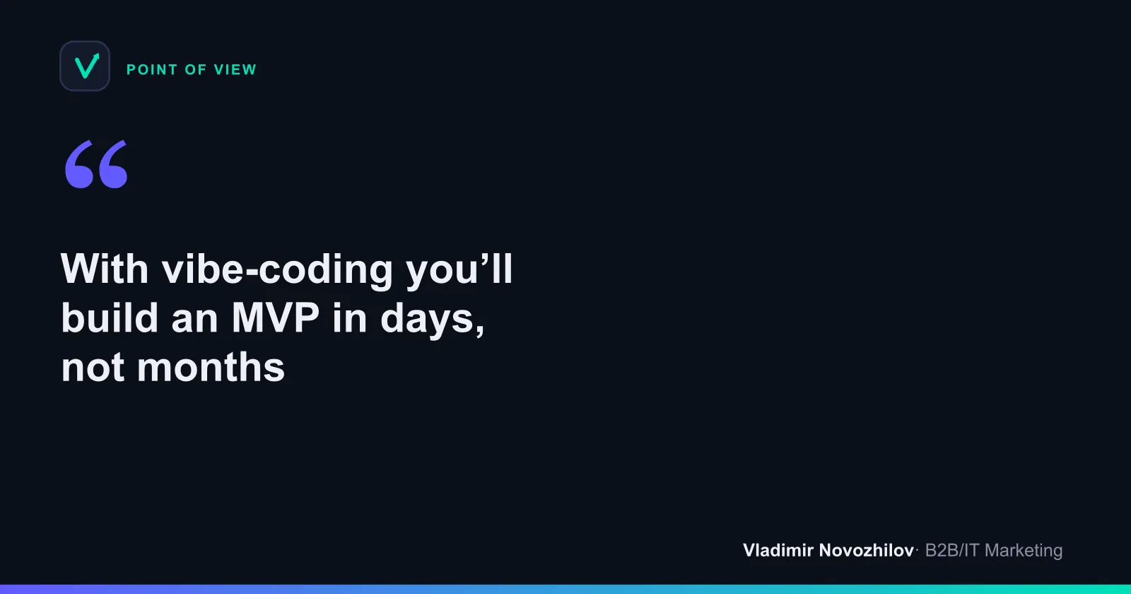 Vibe coding: from prompt to code and release, focus on speed and quality control